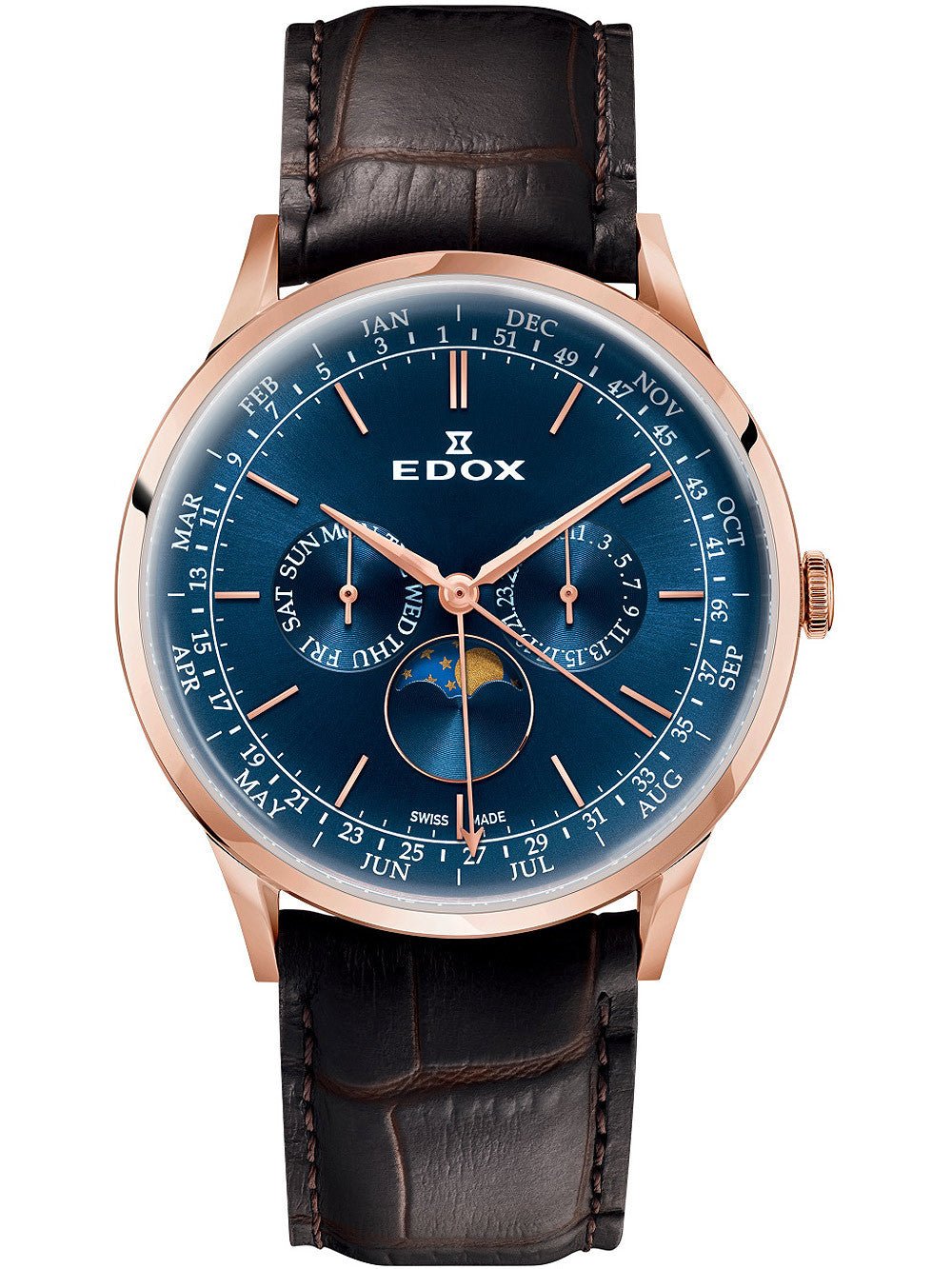 Edox Les Vauberts Annual Calendar – Edox Watches