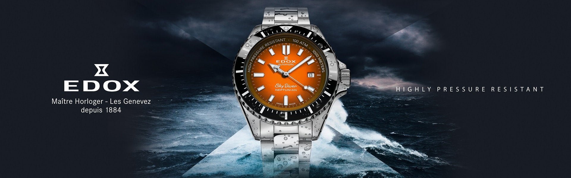 Neptunian - High Pressure Resistant - Edox Watches